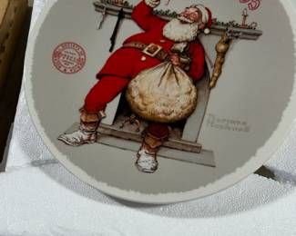 Rockwell Christmas Plate
