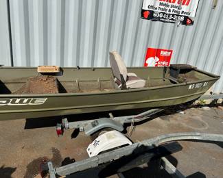 Jon Boat and Trailer
