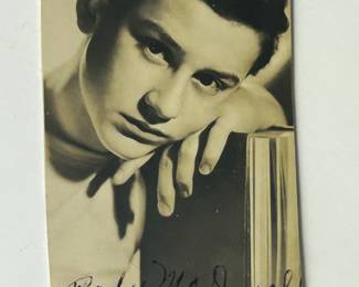 Rody McDowell signed pucture