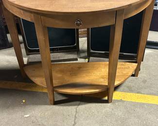 Half moon side table