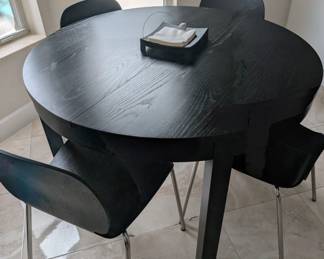 Nook table and four chairs