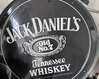 Jack Daniels Bar Sign with Mounted Light