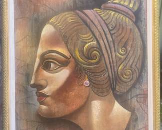 36 x 24 Leon Dusso oil/masonite.
