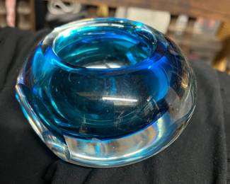 Vintage glass ashtray.