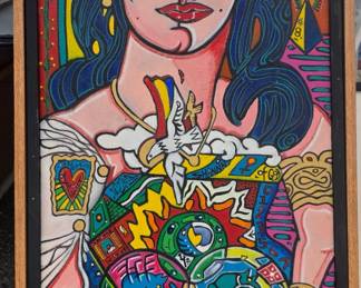 William Brum oil painting. 48" x 24"