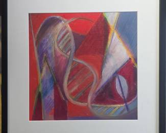 Judith Kunda oil pastel.