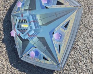 Thomas Kress futuristic painting 1974.