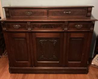 Victorian Walnut Murphy Bed
