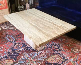 Travertine Cocktail Table