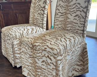 Pair of parsons chairs