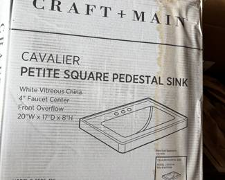 Porcelain sink