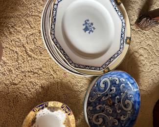 Bavarian and Japanese plates