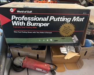 Putting golf mat