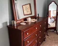 Cherry color dresser modern