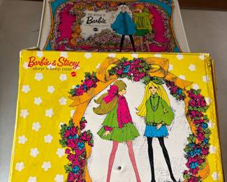 Vintage barbie cases