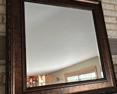 Large modern mirror