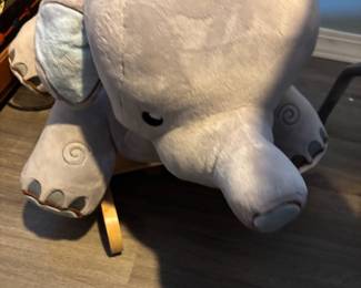 Cute rocking elephant, large stuffed animal