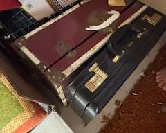 Vintage luggage briefcase