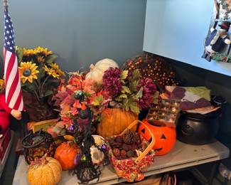 Halloween and fall decor
