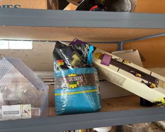 Bird feeders and food
