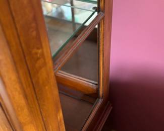 There is broken glass on one side that will need to be replaced