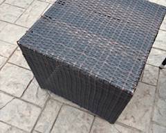 Patio end table