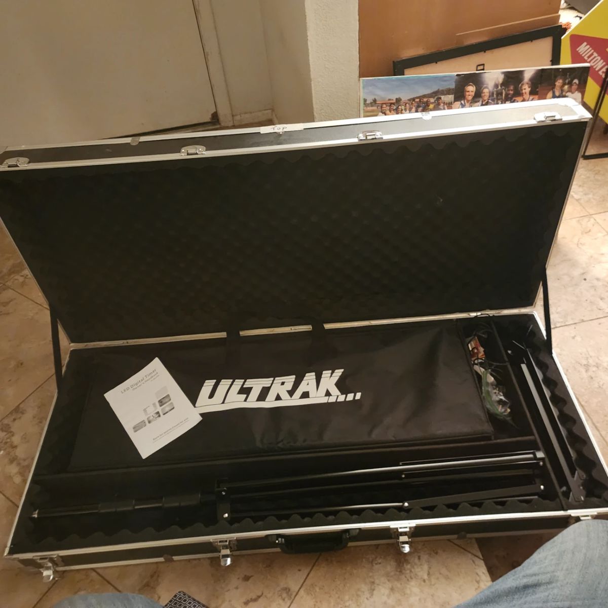 Ultrak Outside Interval Display Led Timer/ Electronic Interval Timer/Countdown Timer Display Battery Powered TF-ML2004