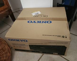 New old Stock Onkyo DX-C390 6-Disc Carousel CD Changer Player Black