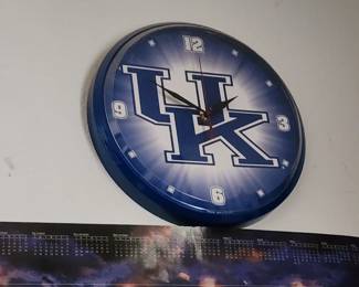 Kentucky Wildcats Wall Clock Made in the USA