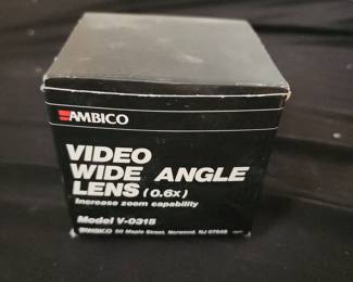 Vintage Ambico Japan V-0315 Video Wide Lens