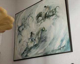 Ted DeGrazia print "Taos Indian Rabbit Hunt"