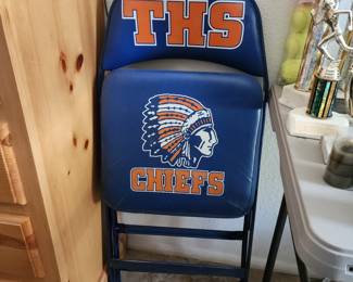 Thunderbird high School Chiefs Padded Folding Chair