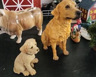 GOLDEN RETRIEVER 6.5" High Dog Decorative Collectible Figurine Canine