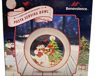 Benevolence Christmas Pasta Serving Bowl