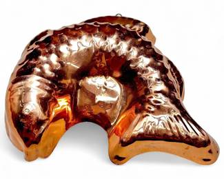 Copral Vintage Copper Fish Mold