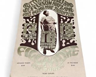 1966 Wes Wilson Concert Poster [BG-31], First Printing