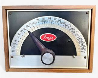 Franz Electric Metronome in Solid Walnut, 1970s