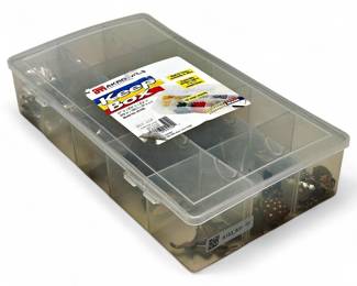 Plastic Organizer Box w/ Assorted Charms