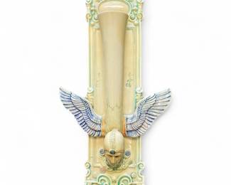 David Keyes Ceramic Wall Hanging Vase, 1980s