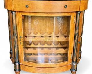 Howard Miller Merlot Demilune Wine Console