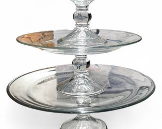 The Cellar Glass 3-Tier Cake Stand