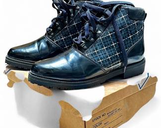 Sporto Alison Navy Insulated Boots, Women's Size 8M