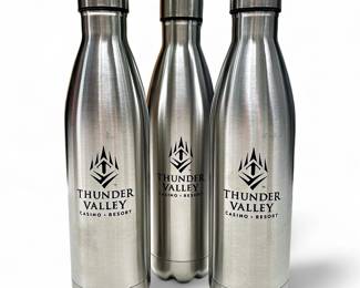 3 Thunder Valley Casino Stainless Steel Water Bottles