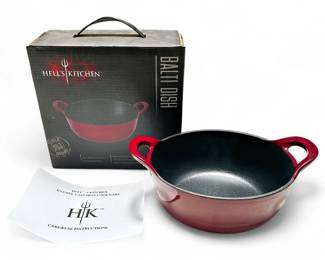 Hell’s Kitchen 1.75 QT Enameled Cast Iron Balti Dish