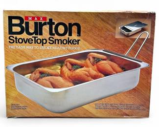 Burton Max Stainless Steel Stove Top Smoker