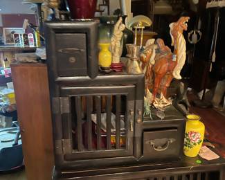 Chinese furniture, vintage Japanese cloisonné 