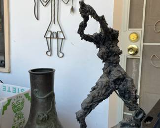 Japanese bronze... Rose Alterman sculpture