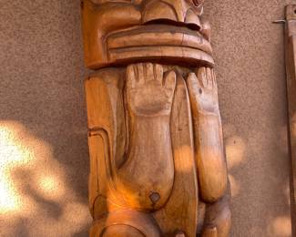 Spectacular N W Coast totem