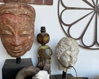 Ancient Stone heads