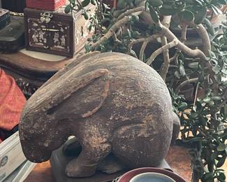18 century? Japanese wooden rabbit